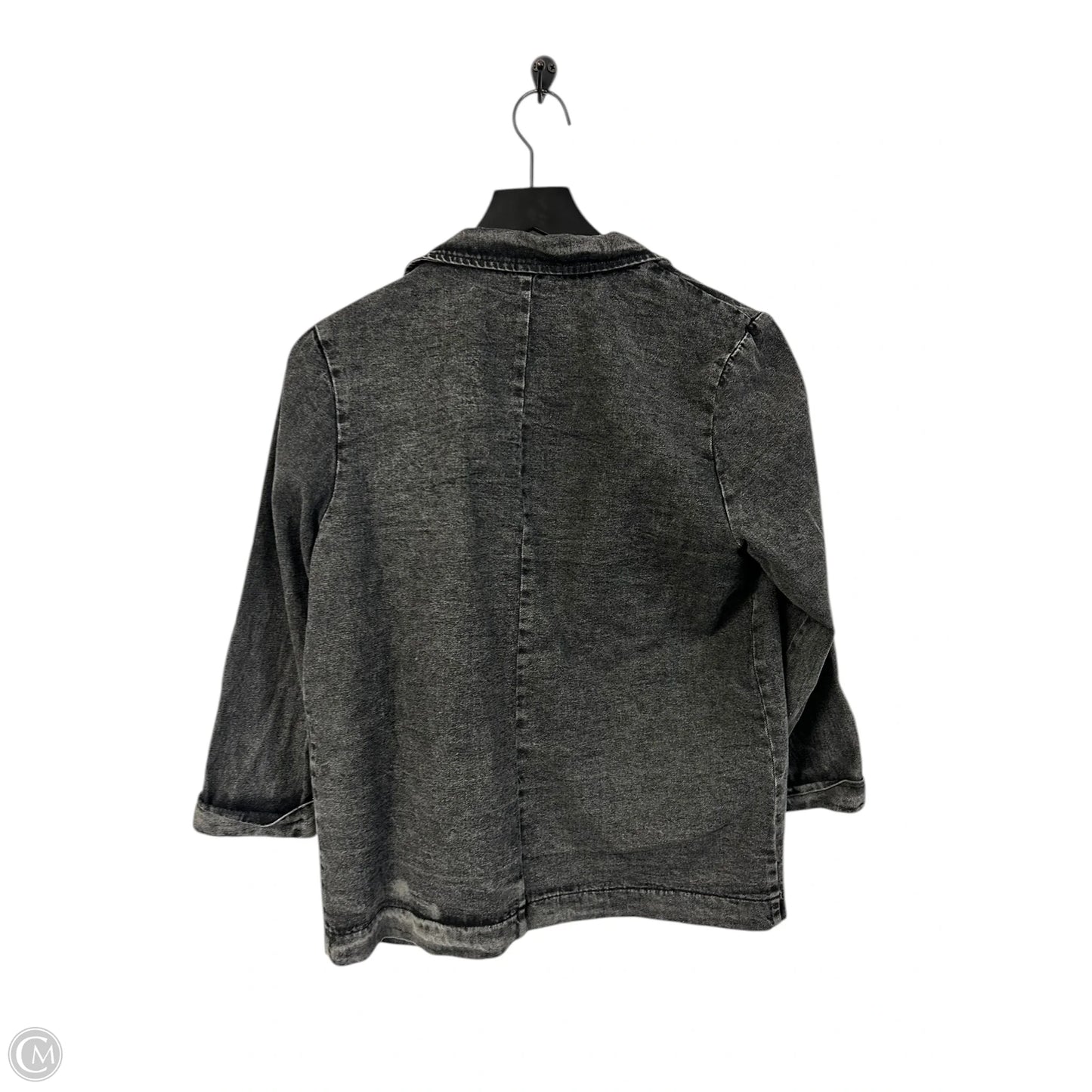 Jacket Denim By Bibi In Black Denim, Size: S