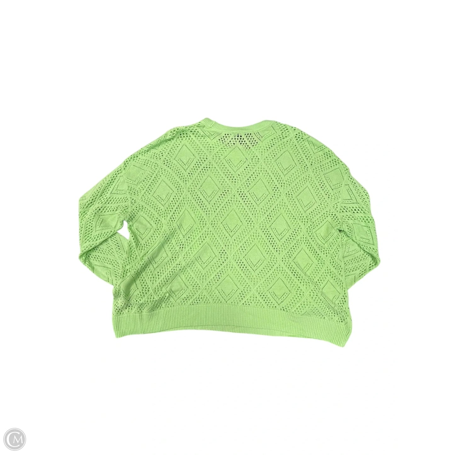 Top Long Sleeve By Torrid In Green, Size: 1x
