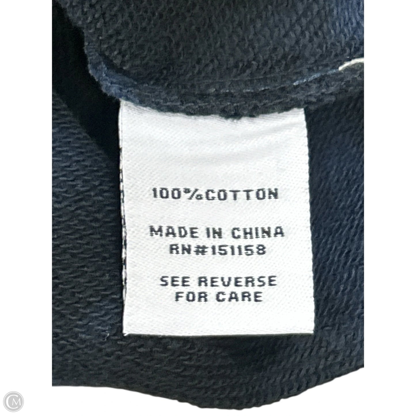 Sweatshirt Hoodie By 525 In Black & Blue, Size: Xs