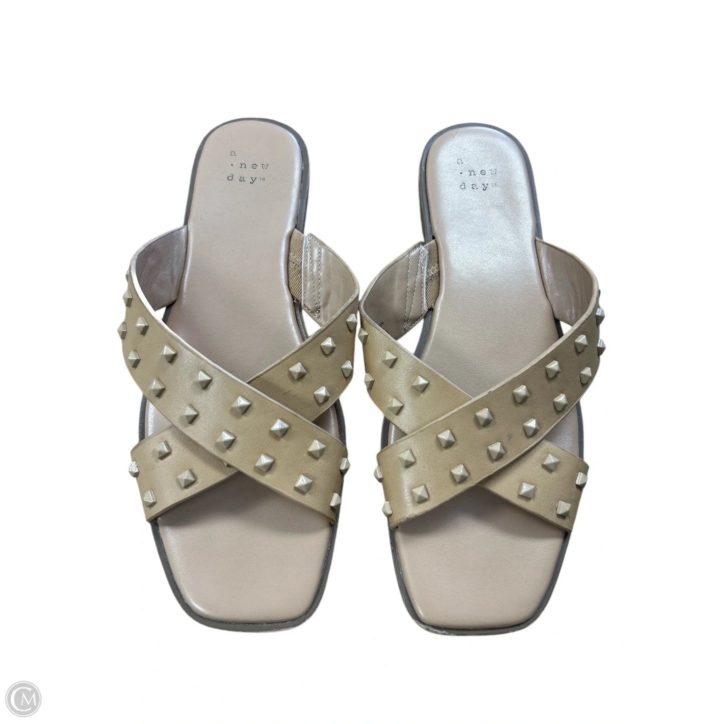 Sandals Flats By A New Day In Tan, Size: 7