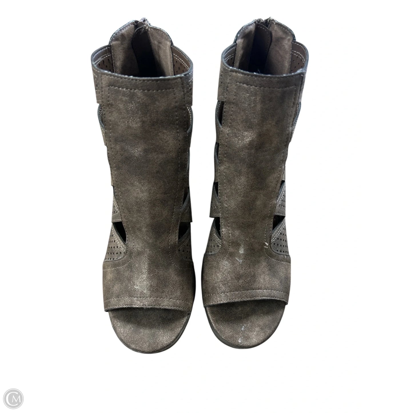 Boots Ankle Heels By Maurices In Brown, Size: 8