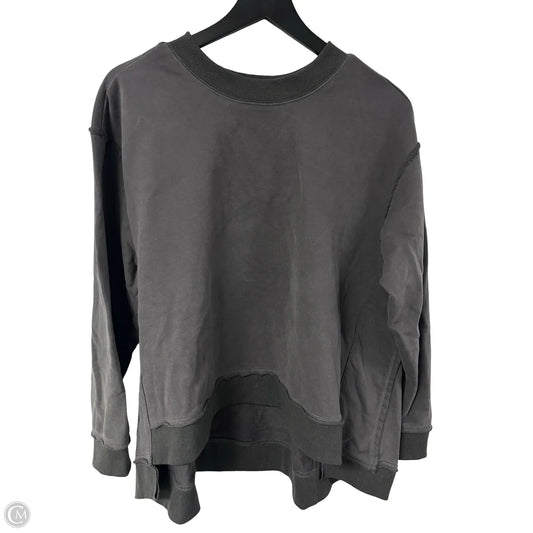 Sweatshirt Crewneck By Bluivy In Grey, Size: M