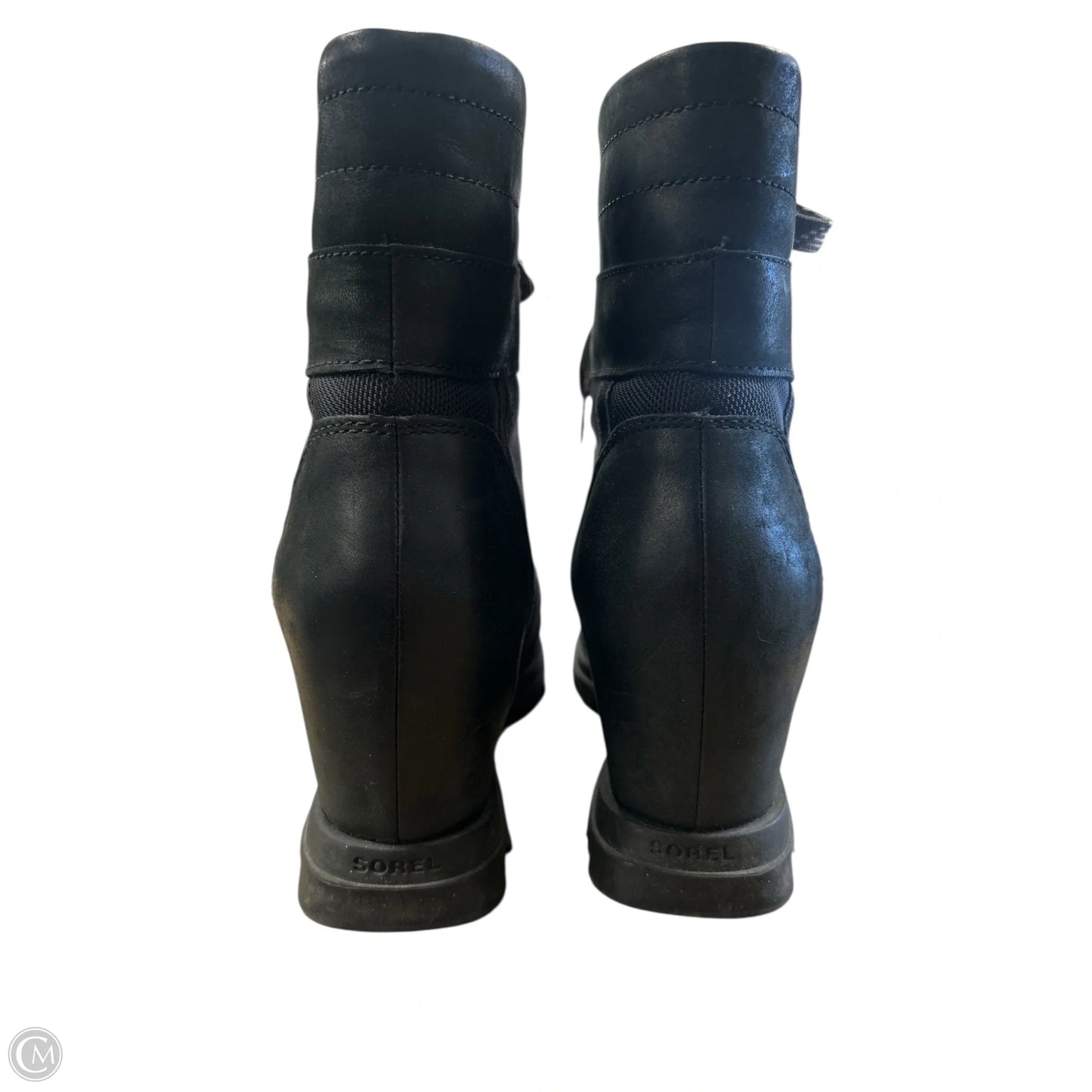 Boots Ankle Heels By Sorel In Black, Size: 8
