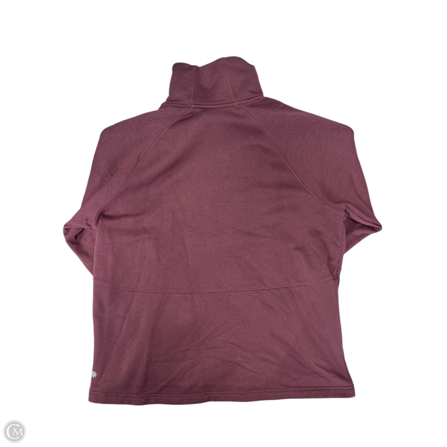 Athletic Sweatshirt Collar By Athleta In Maroon, Size: Xl