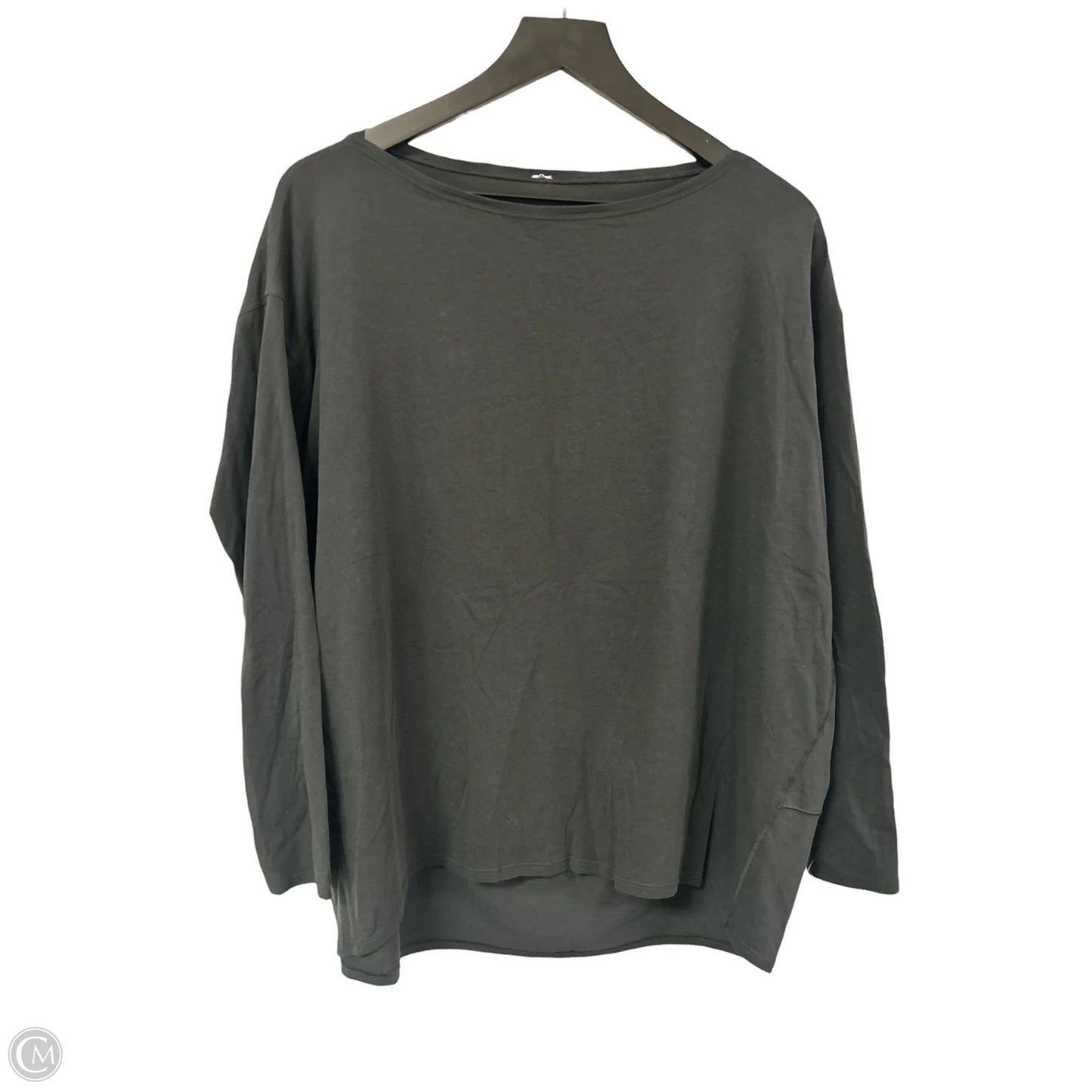 Athletic Top Long Sleeve Crewneck By Lululemon In Black, Size: 12
