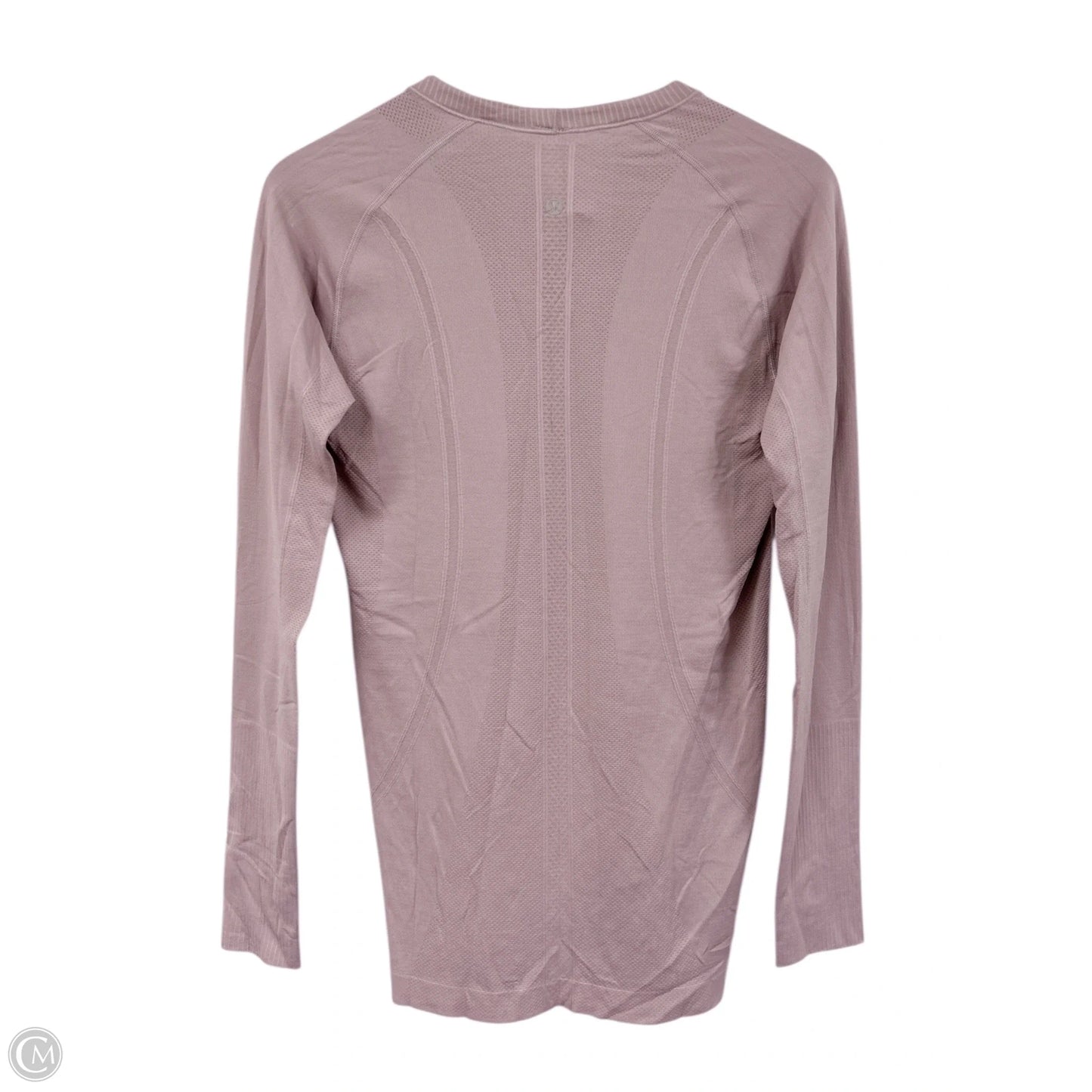 Athletic Top Long Sleeve Crewneck By Lululemon In Purple, Size: 10