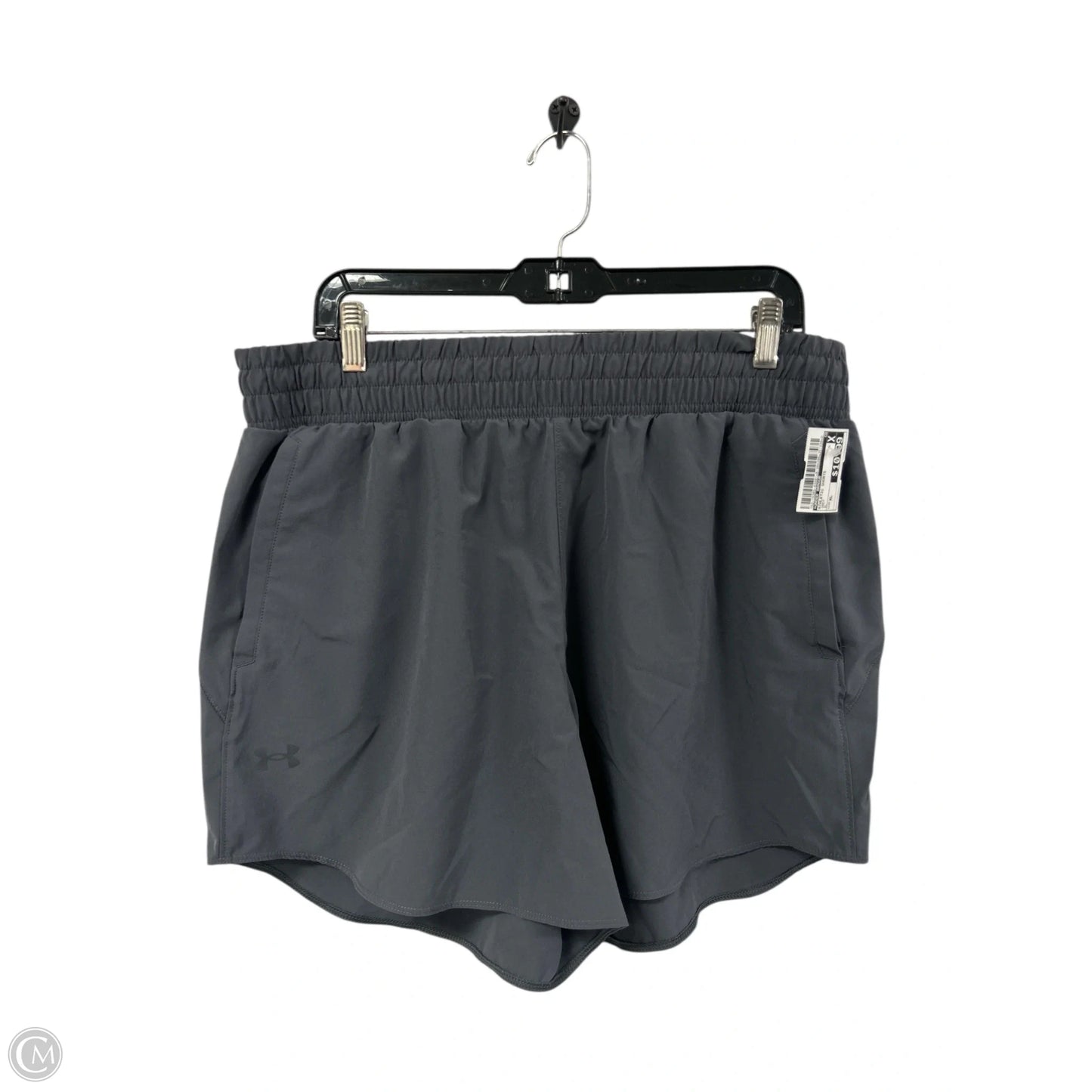 Athletic Shorts By Under Armour In Grey, Size: Xl