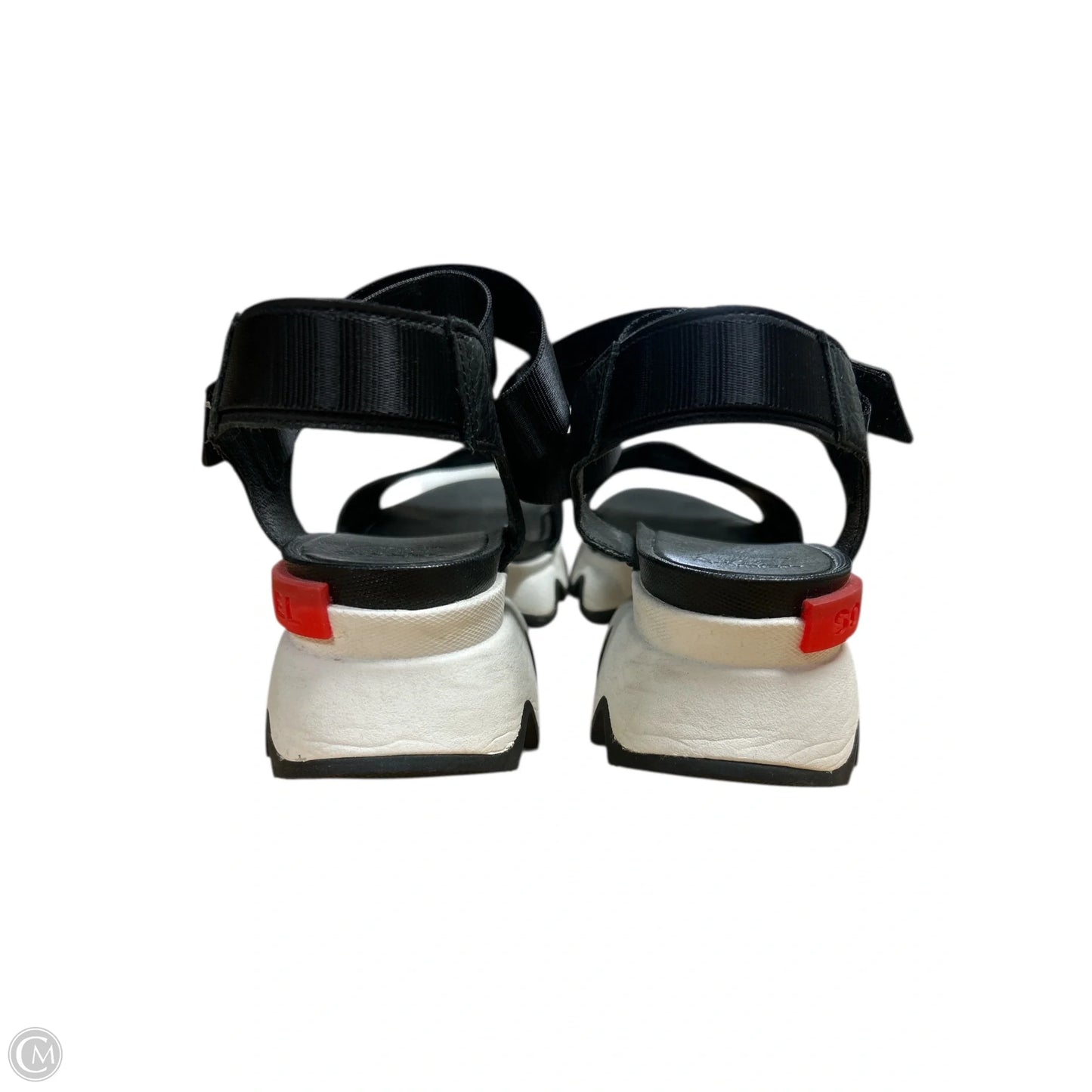 Sandals Flats By Sorel In Black, Size: 10.5