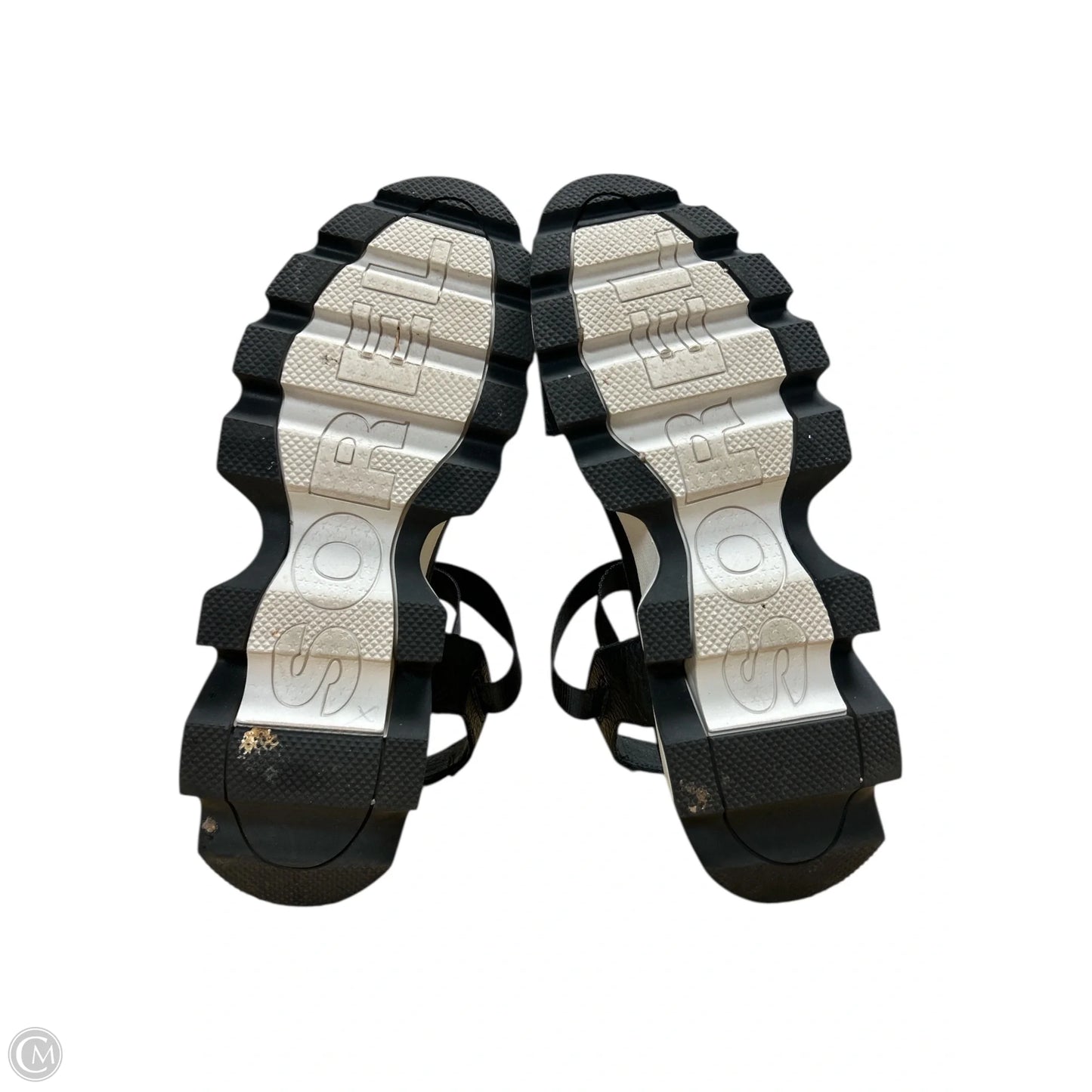 Sandals Flats By Sorel In Black, Size: 10.5