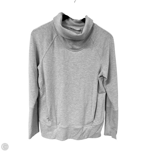 Athletic Sweatshirt Collar By Lululemon In Grey, Size: 6