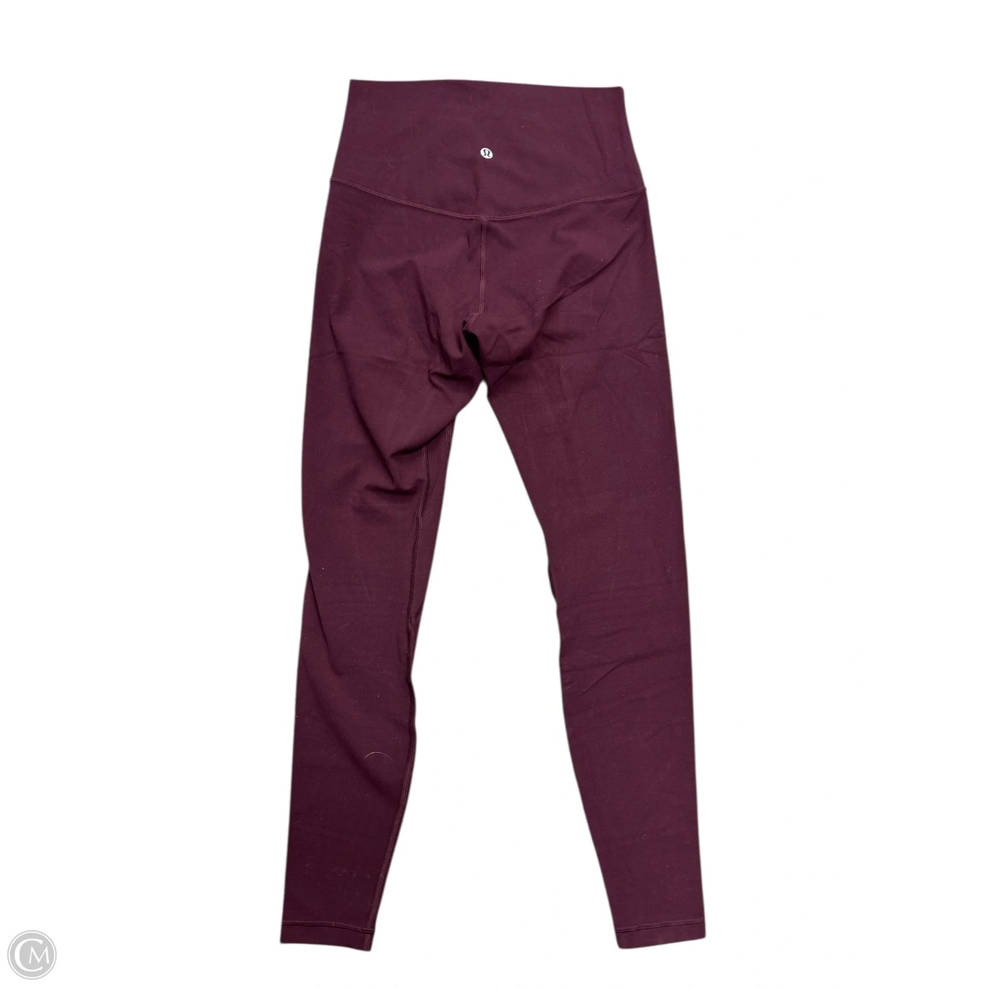 Athletic Leggings By Lululemon In Maroon, Size: 6