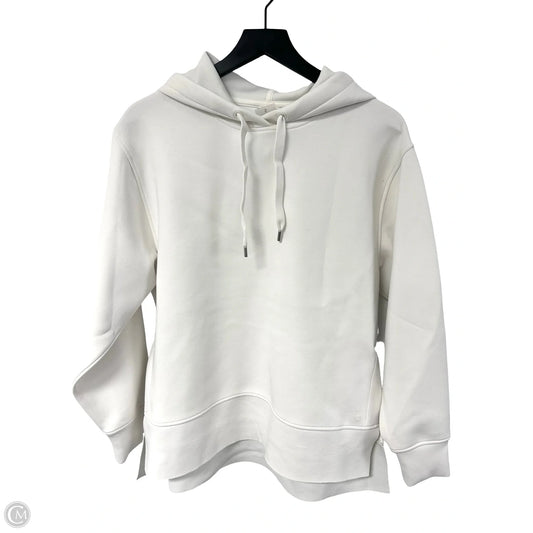 Athletic Sweatshirt Hoodie By Calia In White, Size: S