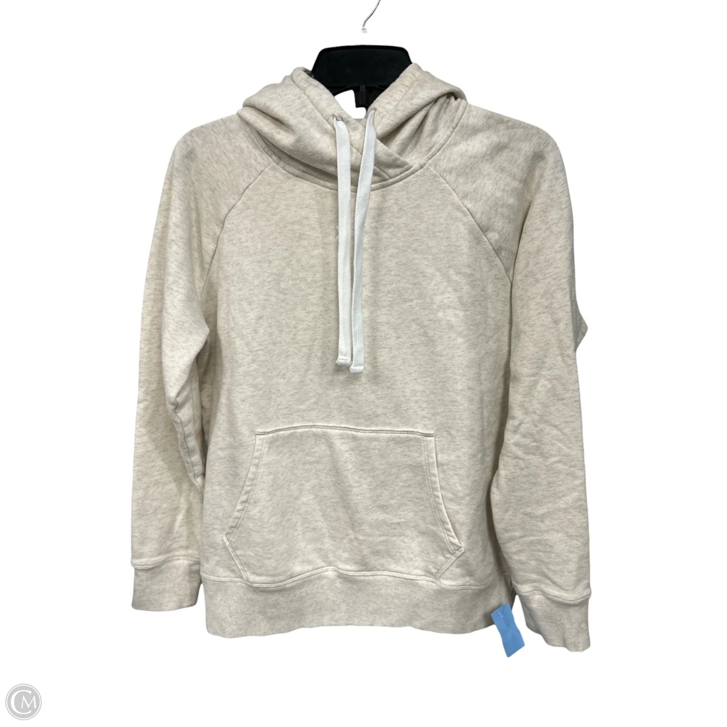 Athletic Sweatshirt Hoodie By Under Armour In Tan, Size: M