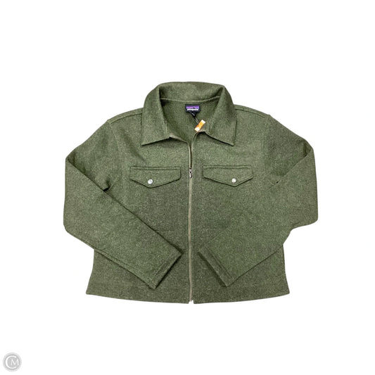 Jacket Shirt By Patagonia In Green, Size: S
