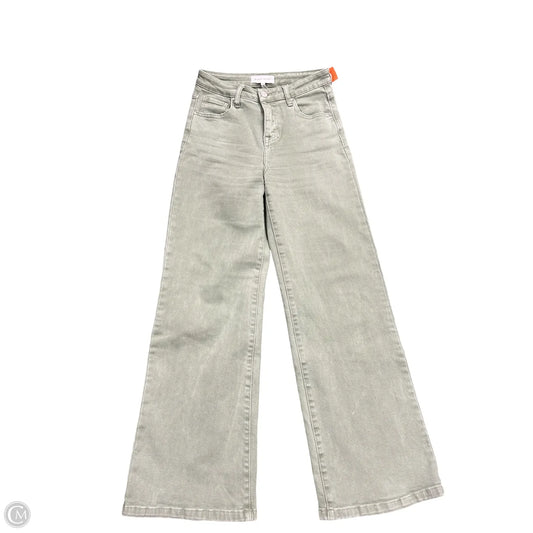 Jeans Wide Leg By Risen In Green Denim, Size: 2