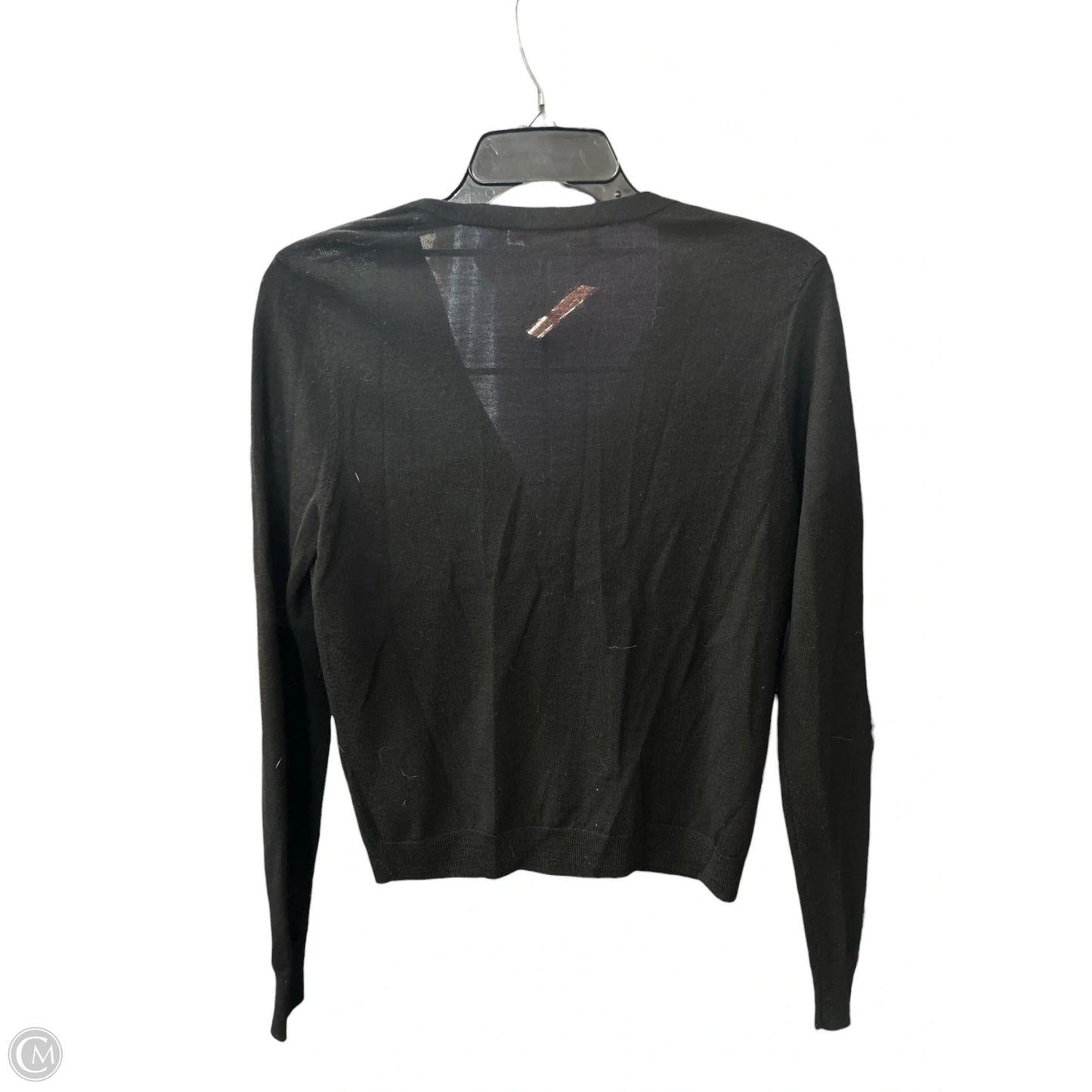 Sweater Cardigan Designer By Tory Burch In Black, Size: S
