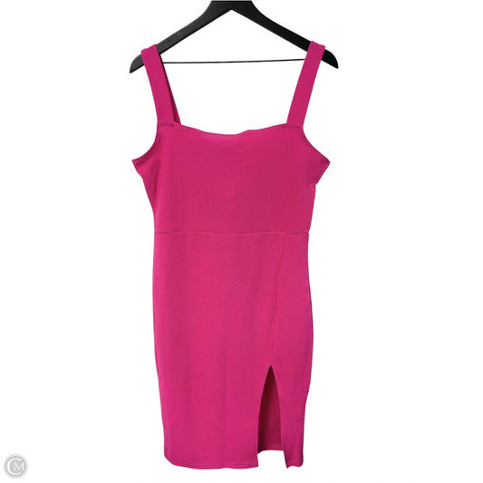 Dress Casual Short By Shein In Pink, Size: L