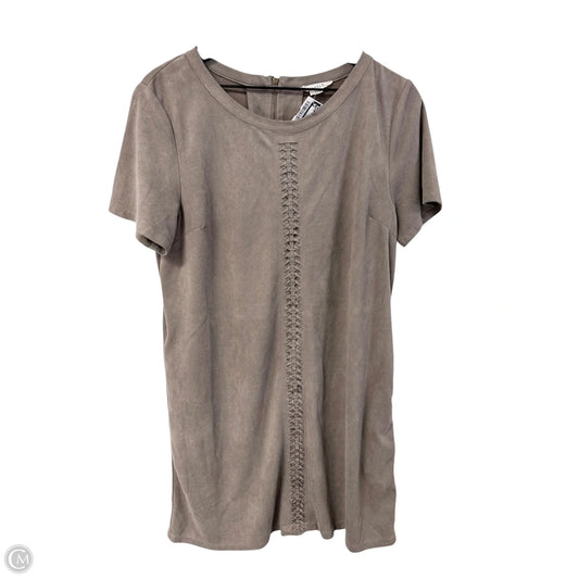 Dress Casual Short By Loveriche In Brown, Size: L