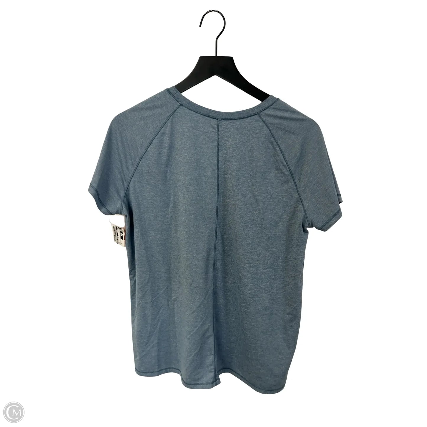 Athletic Top Short Sleeve By Eddie Bauer In Blue, Size: L