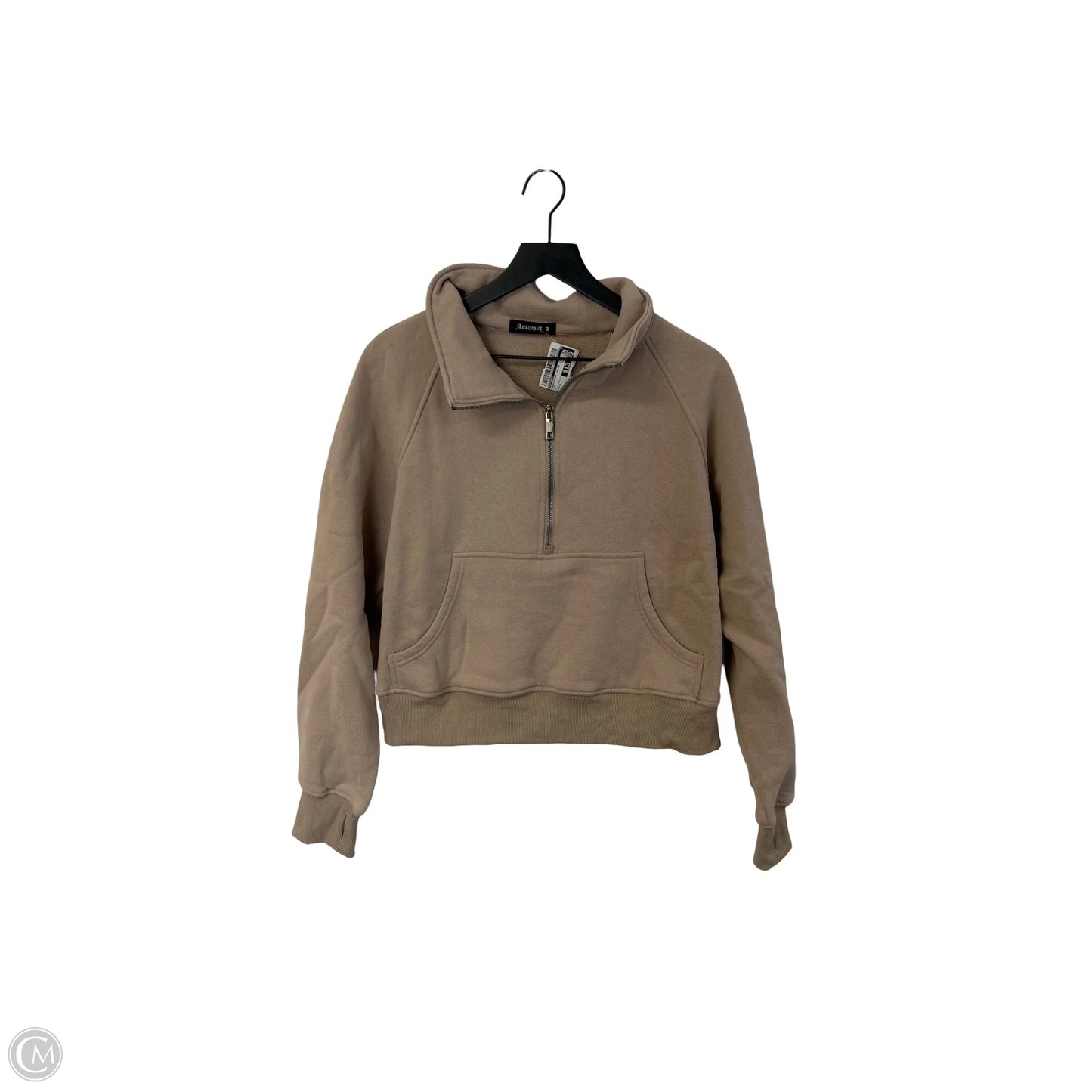 Sweatshirt Collar By Automet In Tan, Size: M