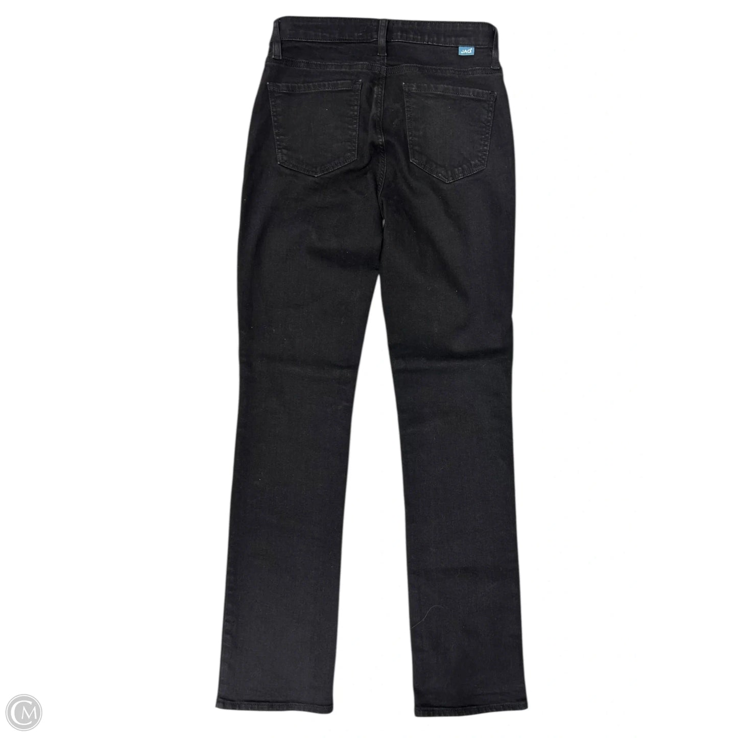 Jeans Straight By Jag In Black Denim, Size: 0