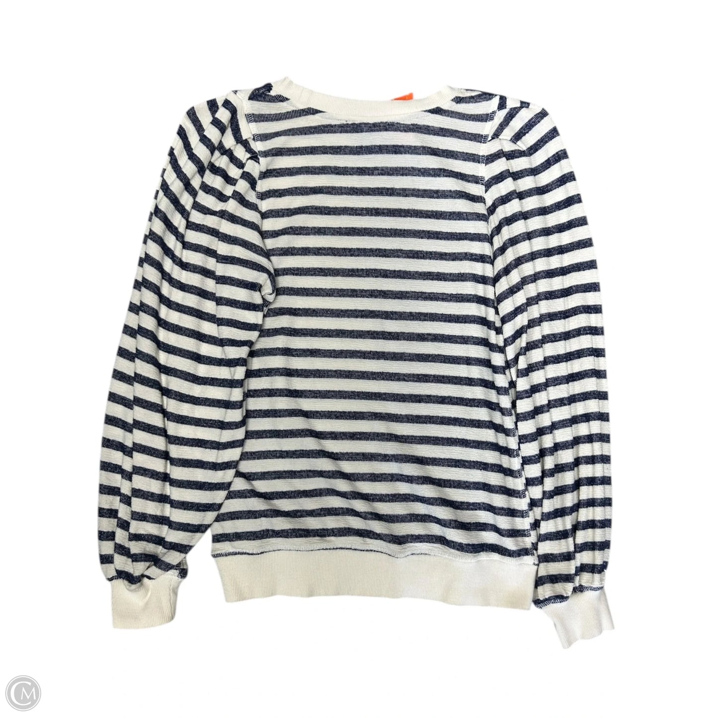 Top Long Sleeve By Democracy In Striped Pattern, Size: Xs