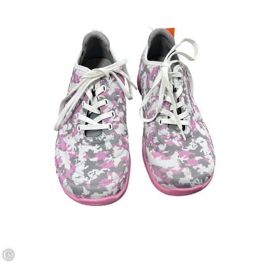 Shoes Athletic By Alegria In Grey & Pink, Size: 7