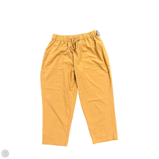 Pants Cropped By Old Navy In Yellow, Size: L