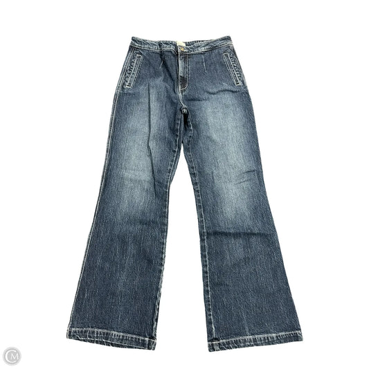 Jeans Wide Leg By Kancan In Blue Denim, Size: 8