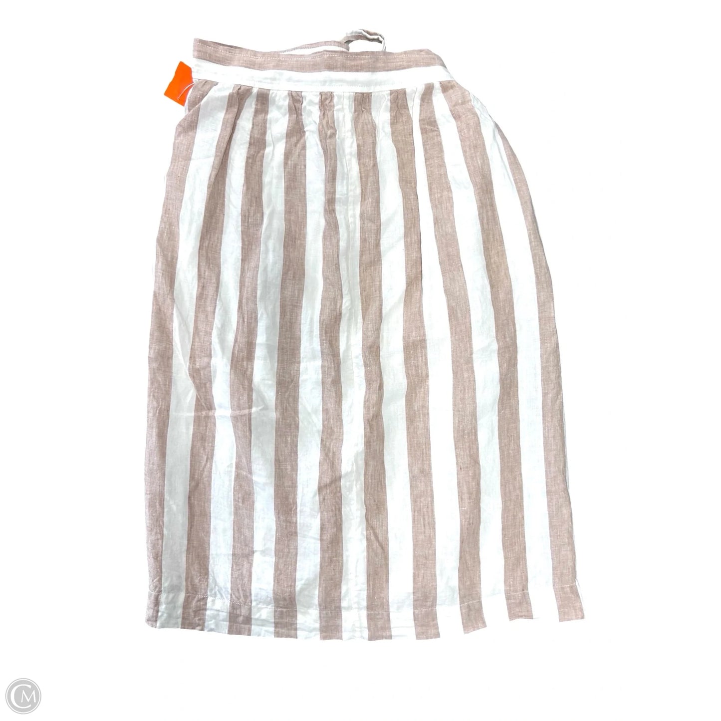 Dress Casual SKIRT By Everlane In Tan & White, Size: 14