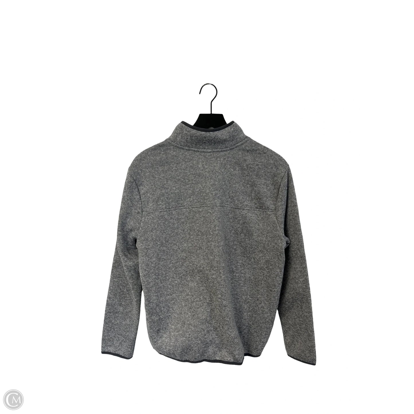 Sweatshirt Collar By Eddie Bauer In Grey, Size: L