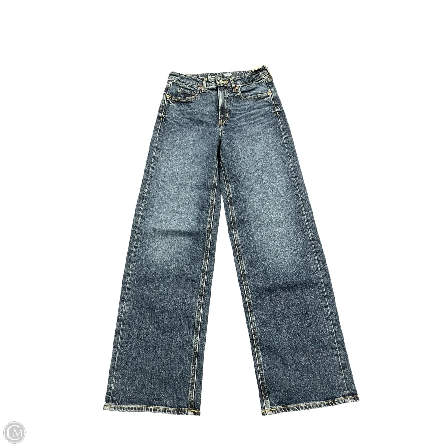 Jeans Straight By Old Navy In Blue Denim, Size: 2