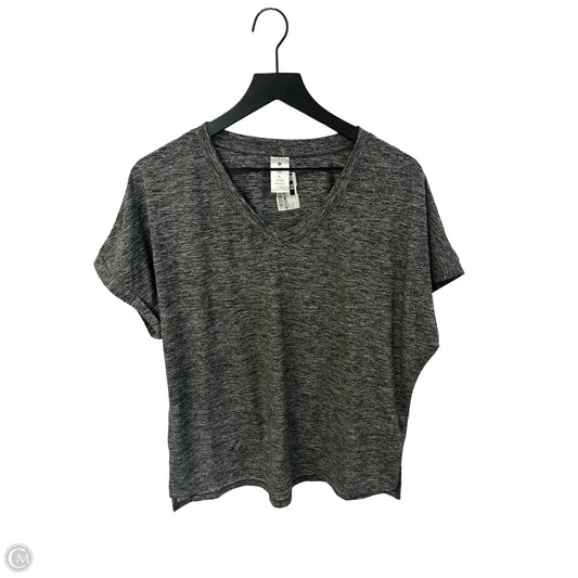 Athletic Top Short Sleeve By Members Mark In Grey, Size: L