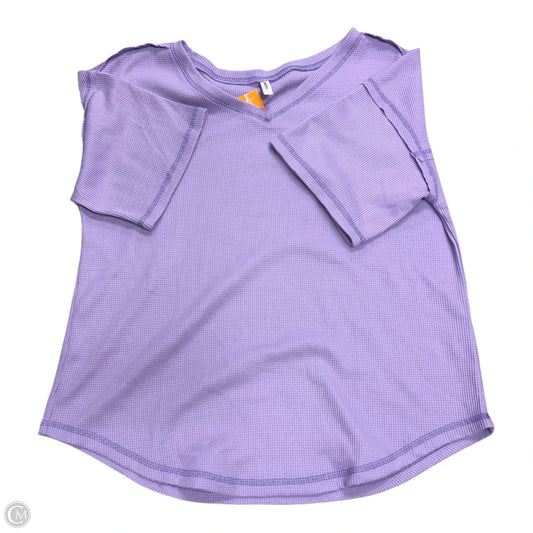 Top Short Sleeve By Dokotoo In Purple, Size: L