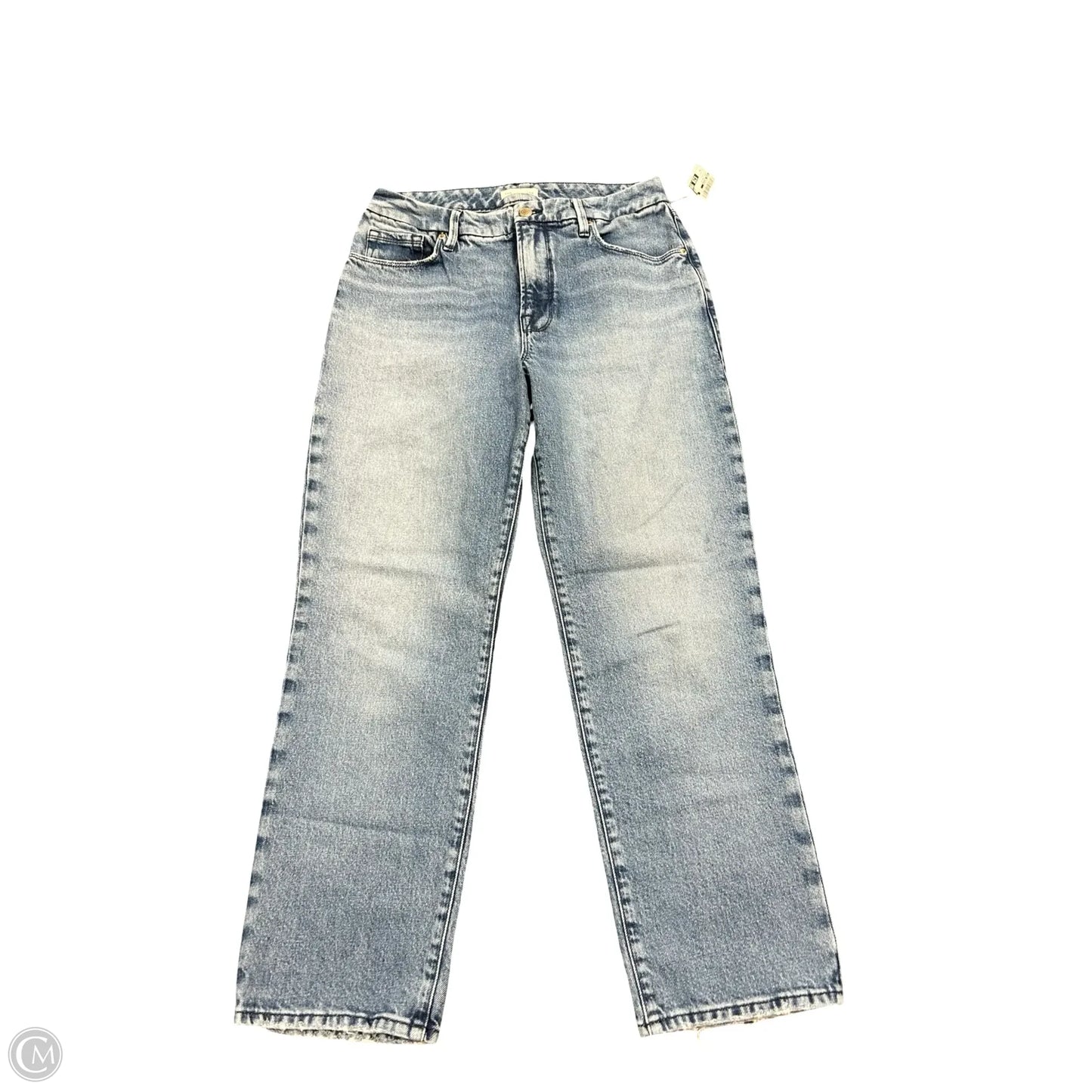 Jeans Straight By Good American In Blue Denim, Size: 6