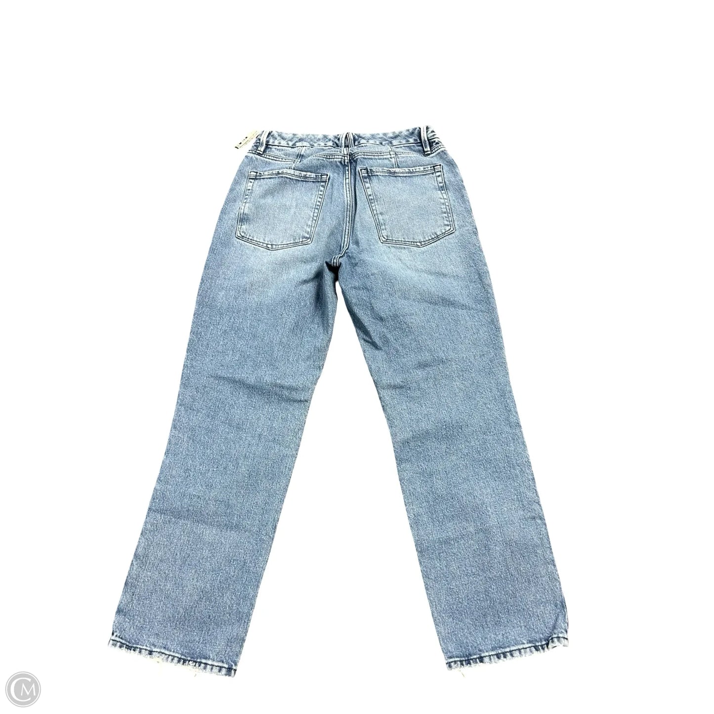 Jeans Straight By Good American In Blue Denim, Size: 6