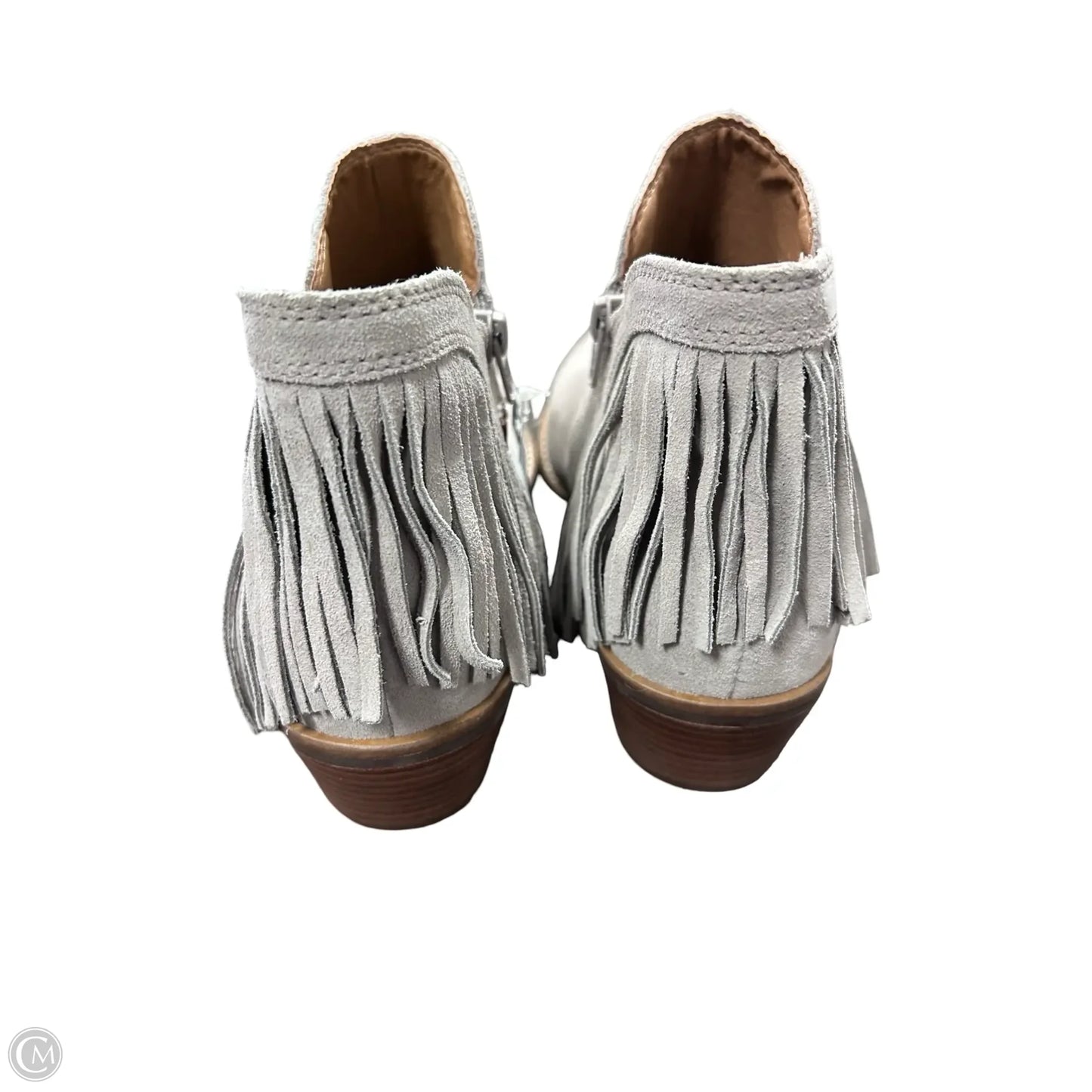 Boots Ankle Flats By Lucky Brand In Grey, Size: 10