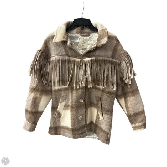 Jacket Other By Stoosh In Brown & Cream, Size: S