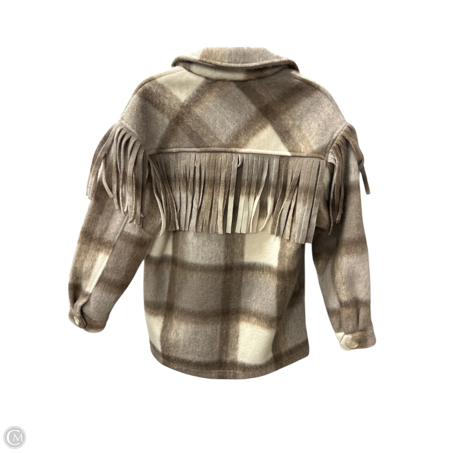 Jacket Other By Stoosh In Brown & Cream, Size: S