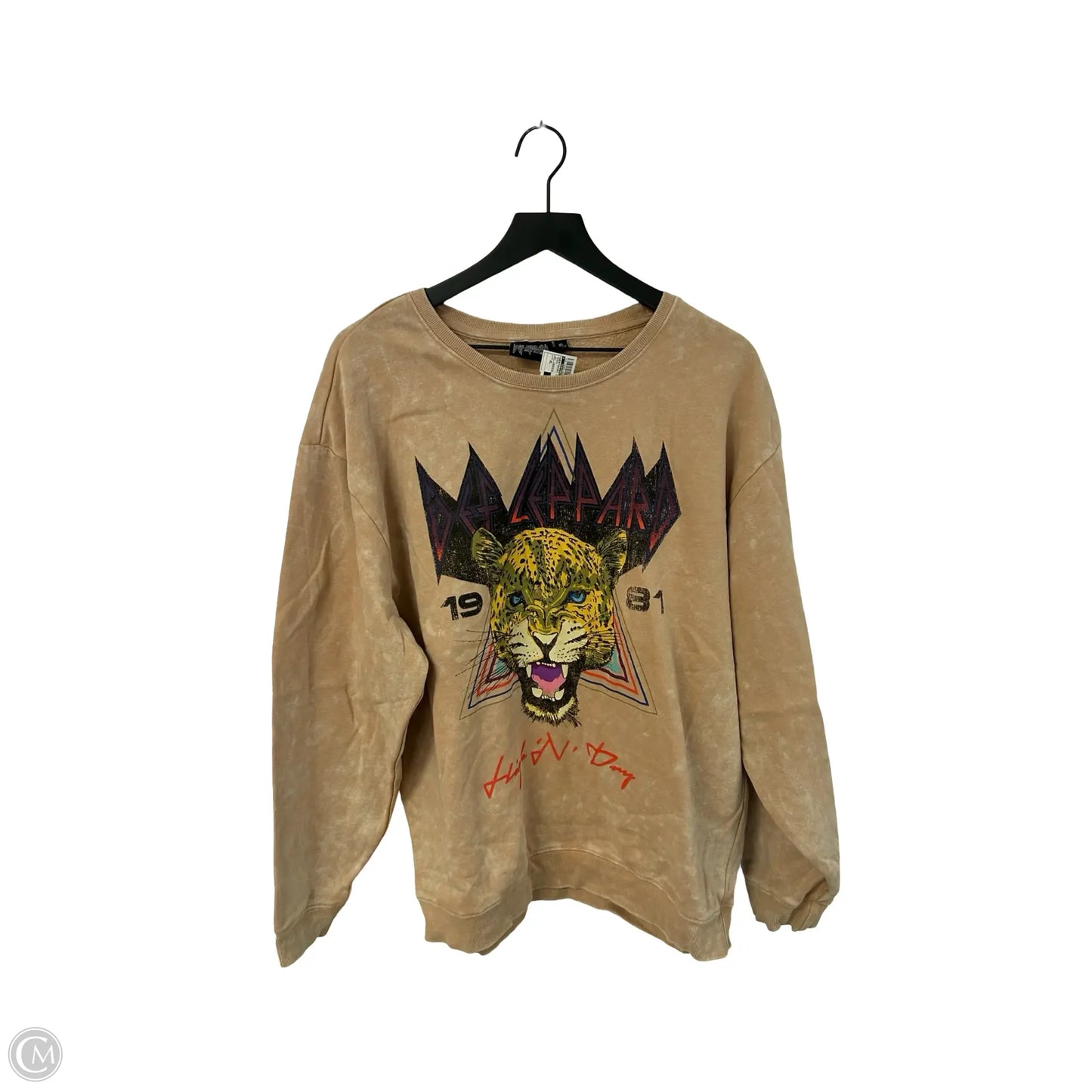 Sweatshirt Crewneck By Clothes Mentor In Peach, Size: Xl