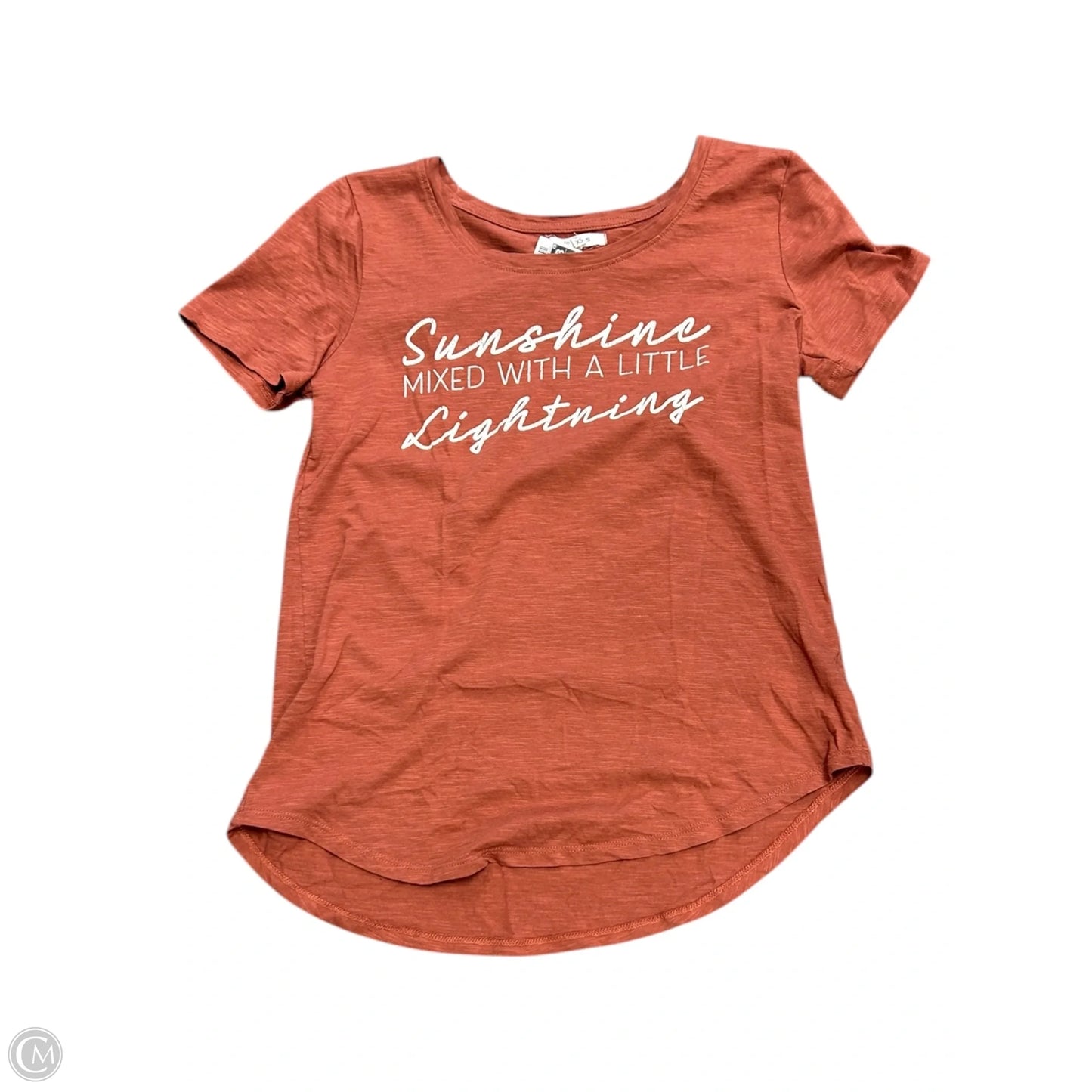 Top Short Sleeve Basic By Maurices In Pink, Size: Xs