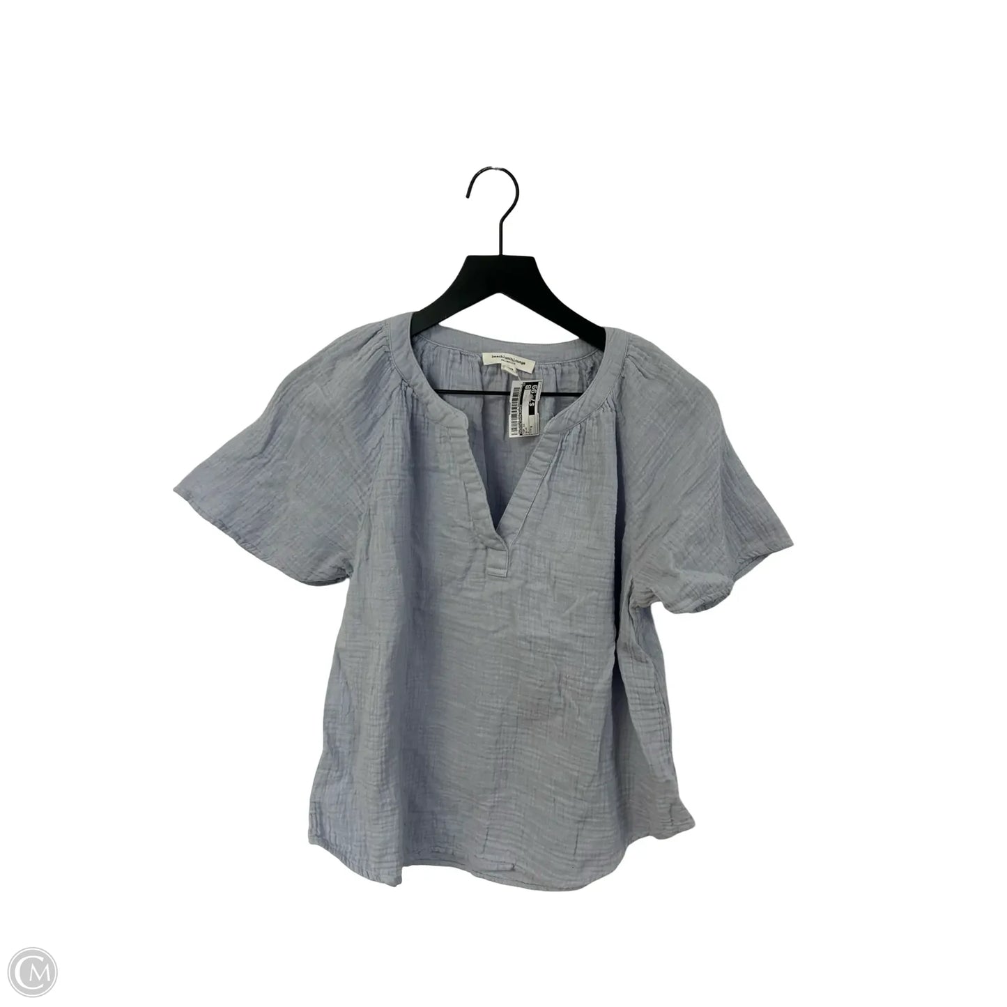 Top Short Sleeve By Beachlunchlounge In Blue, Size: S