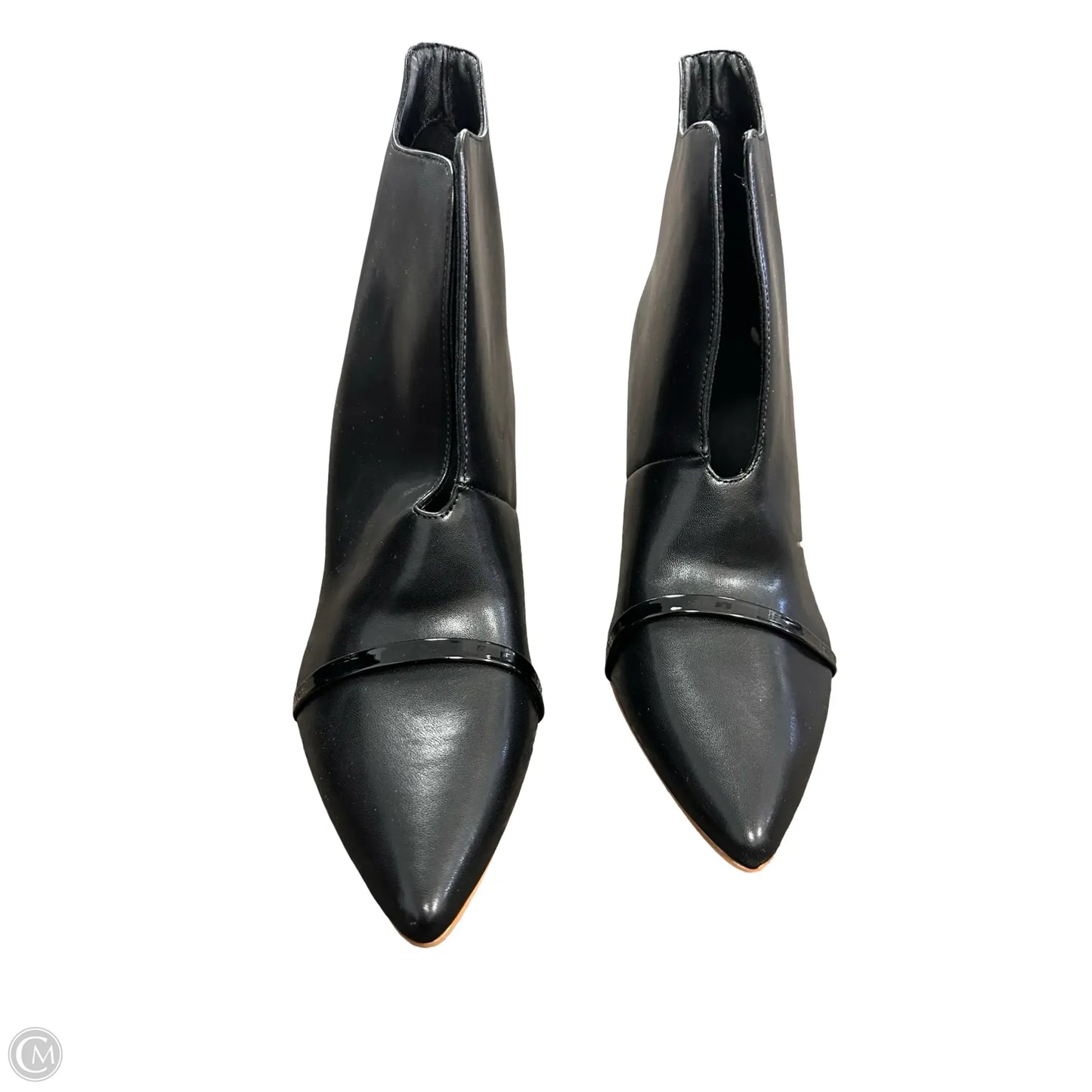Boots Ankle Heels By Clothes Mentor In Black, Size: 11