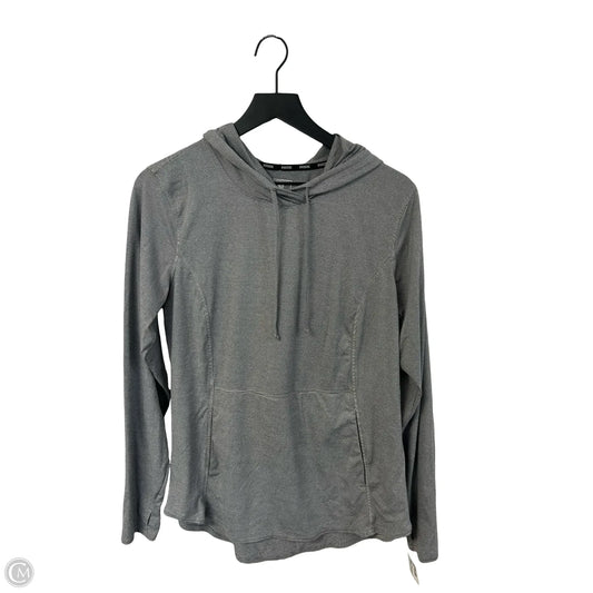 Athletic Top Long Sleeve Hoodie By Rbx In Grey, Size: L