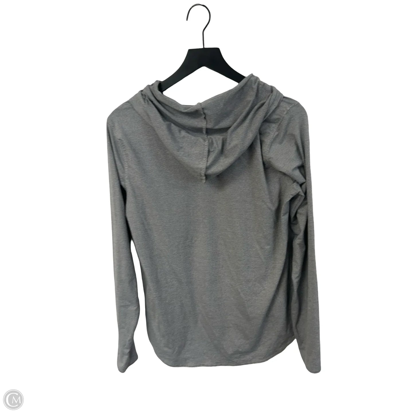Athletic Top Long Sleeve Hoodie By Rbx In Grey, Size: L