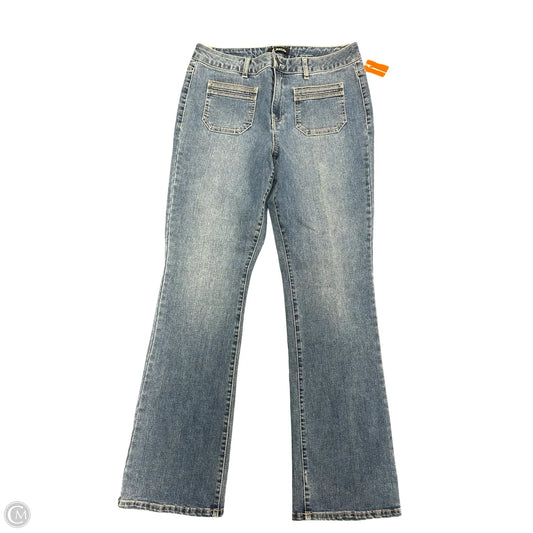Jeans Straight By D Jeans In Blue Denim, Size: 12