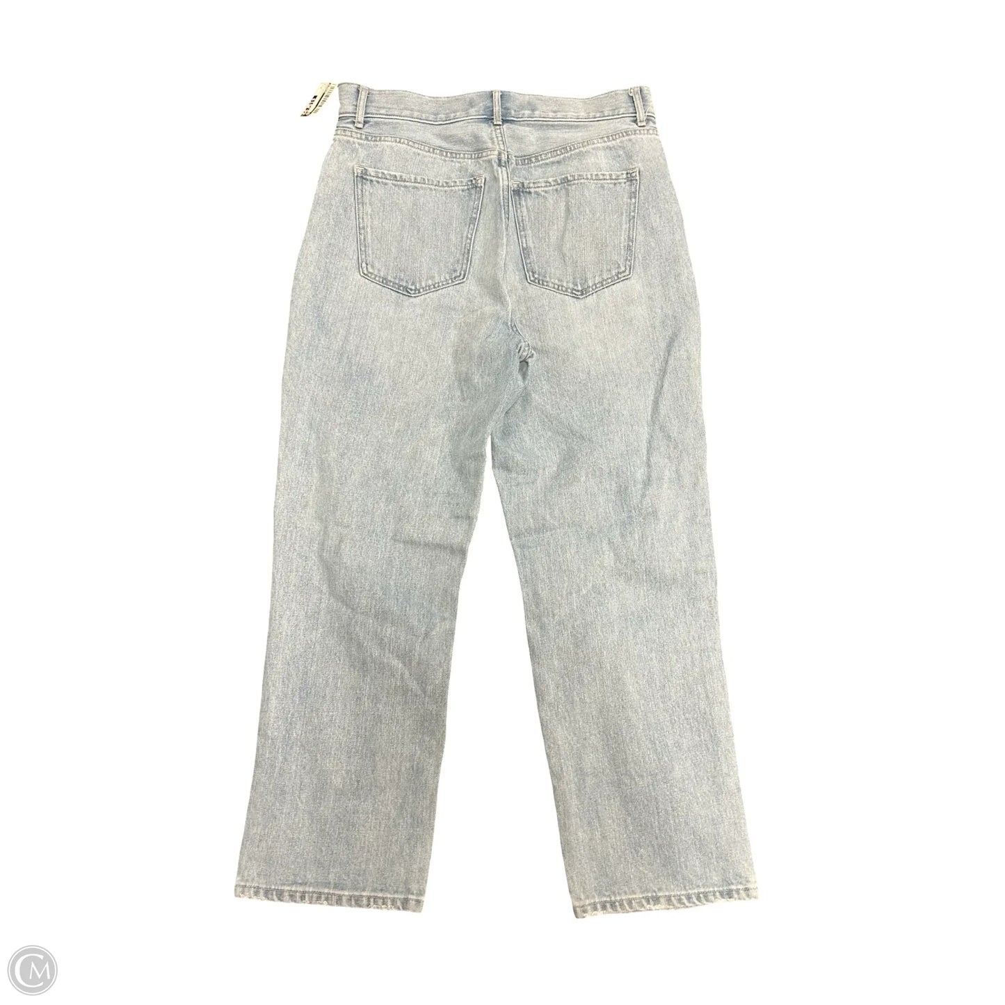 Jeans Straight By Express In Blue Denim, Size: 8