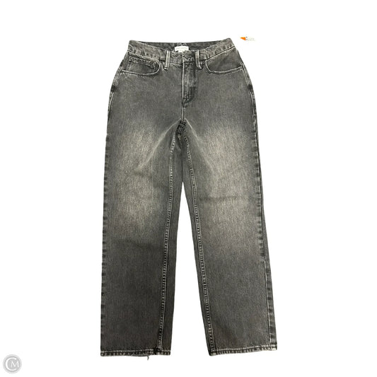 Jeans Straight By Good American In Black Denim, Size: 4