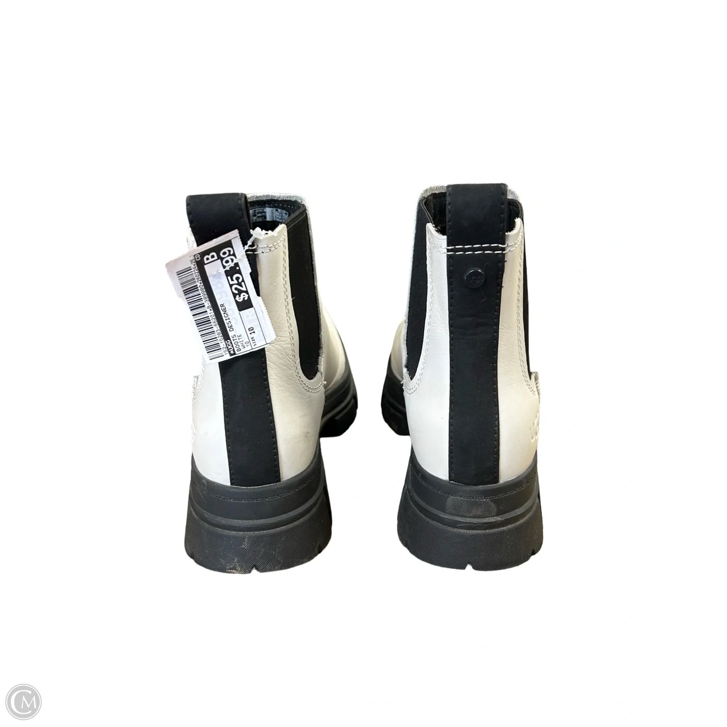 Boots Designer By Ugg In White, Size: 10