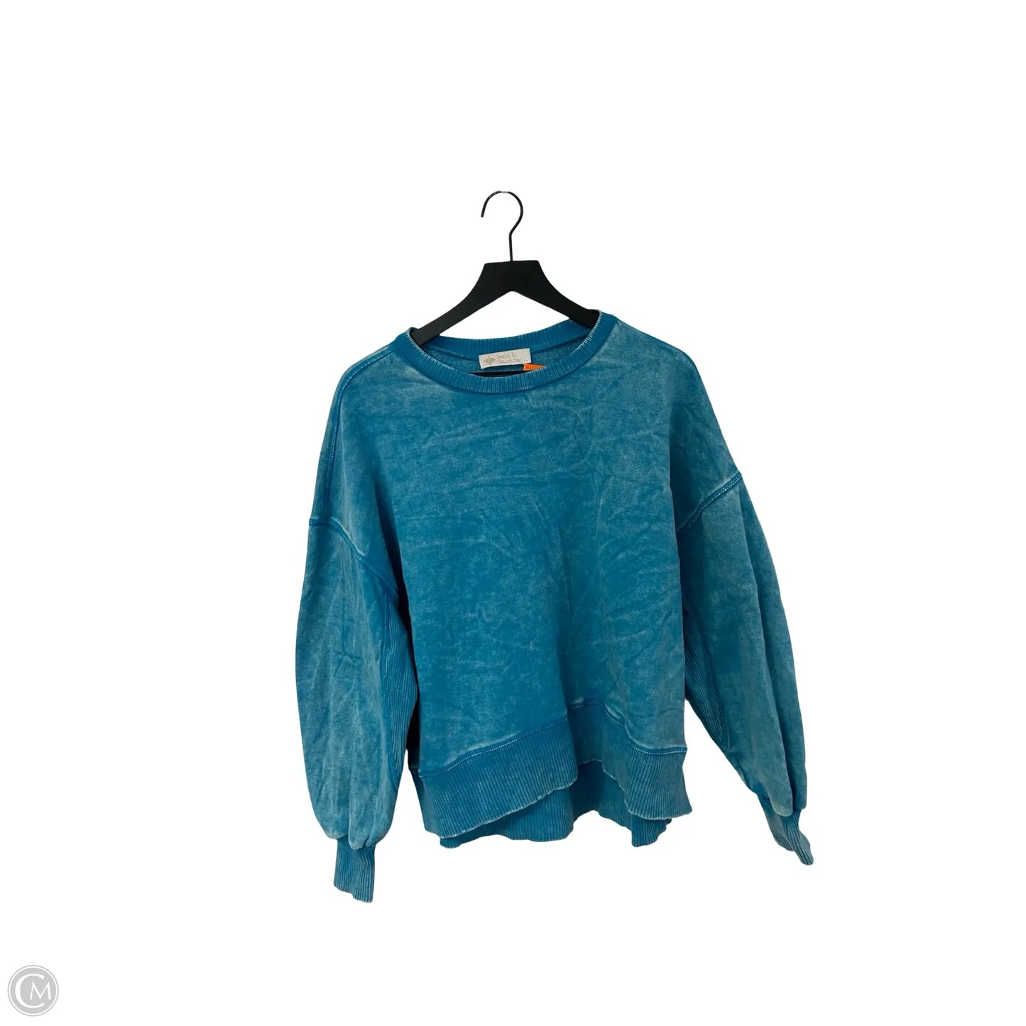 Sweatshirt Crewneck By Leela & Lavender In Blue, Size: L
